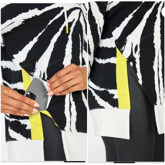 ●SOLD●Fabletics Jasmine Side Slit Pullover 1X - Picture 2 of 16